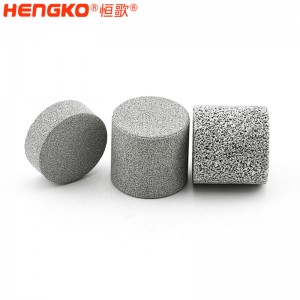 恒歌不銹鋼燒結(jié)濾柱_壓力調(diào)節(jié)閥閥門氣體雜質(zhì)過(guò)濾濾芯