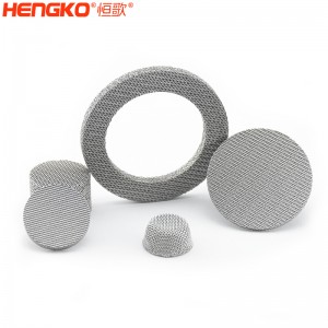 定制粉末燒結不銹鋼316L濾片孔徑1-120um可選 工業(yè)過濾用