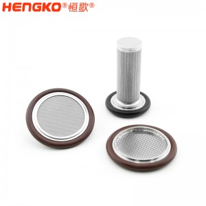 KF16篩網(wǎng)定心環(huán)用于ISO真空管道系統(tǒng)不銹鋼