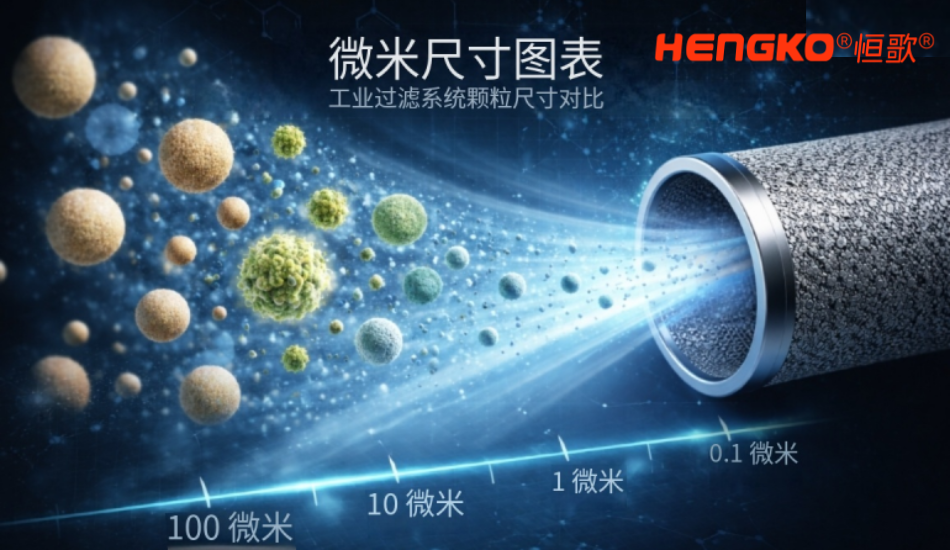 微米尺寸表：工業(yè)過濾系統(tǒng)的顆粒尺寸比較！